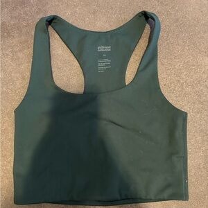 Girlfriend Collective Green Sports Bra XS